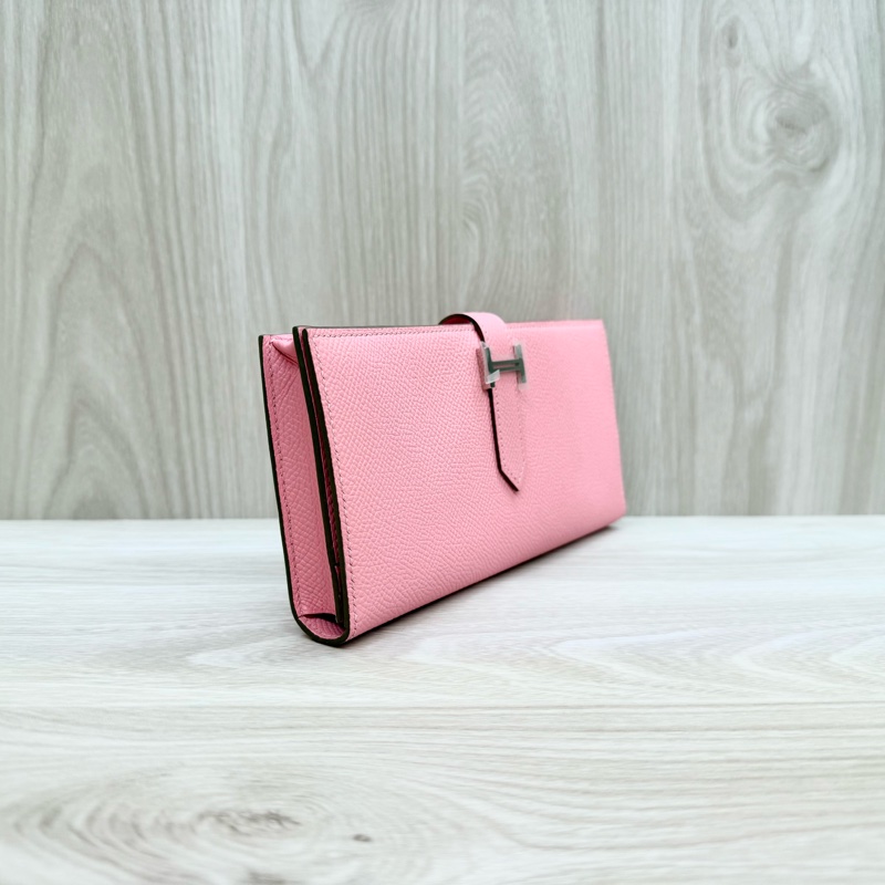 HERMES 1Q粉色銀釦Bearn-3