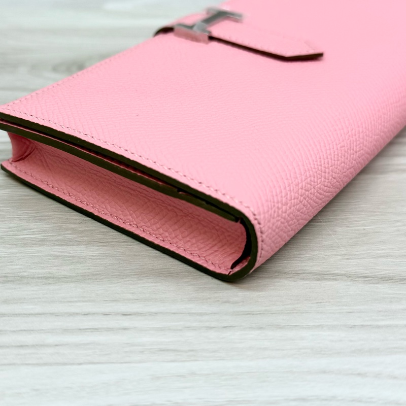 HERMES 1Q粉色銀釦Bearn-7