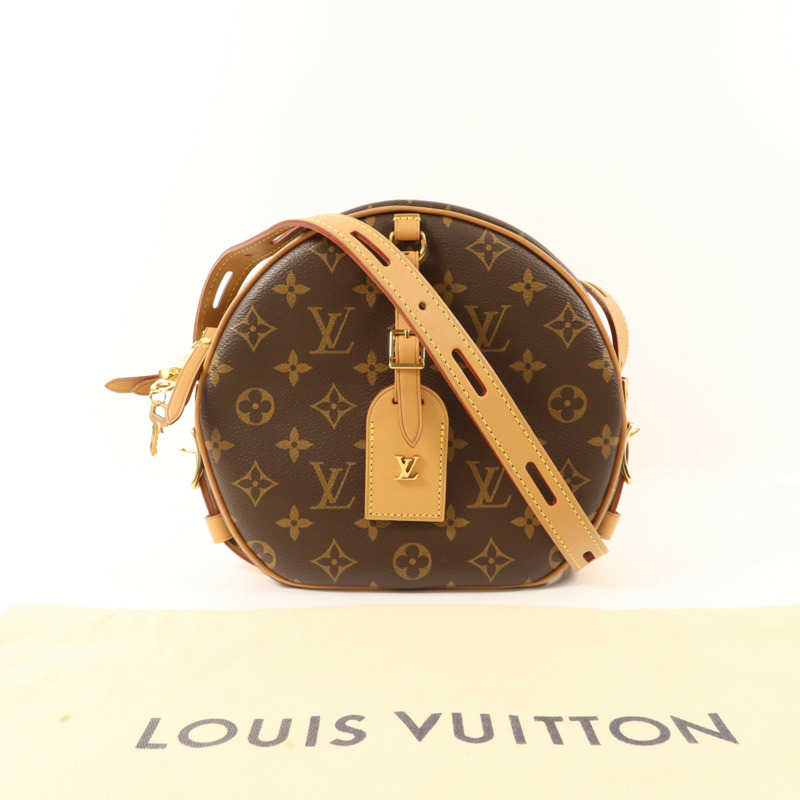 LOUIS VUITTON Monogram Boite Chapeau Souple MMBoite Chapeau Souple MM金扣肩背袋-20