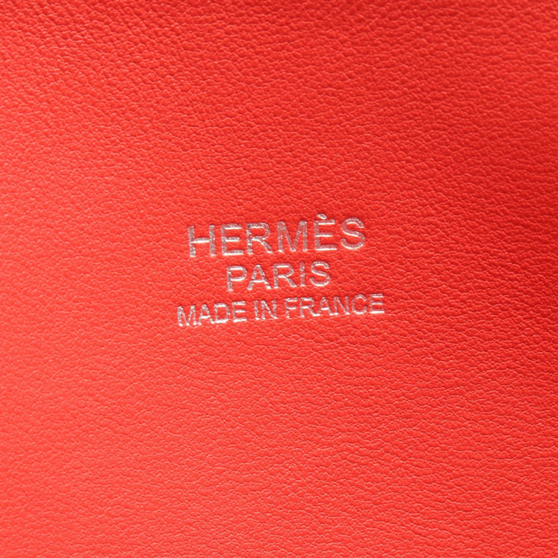 愛馬仕 Bolide 31 單肩手提包,Clemence 皮革,紅色玫瑰圖案,齋浦爾二手女款-3