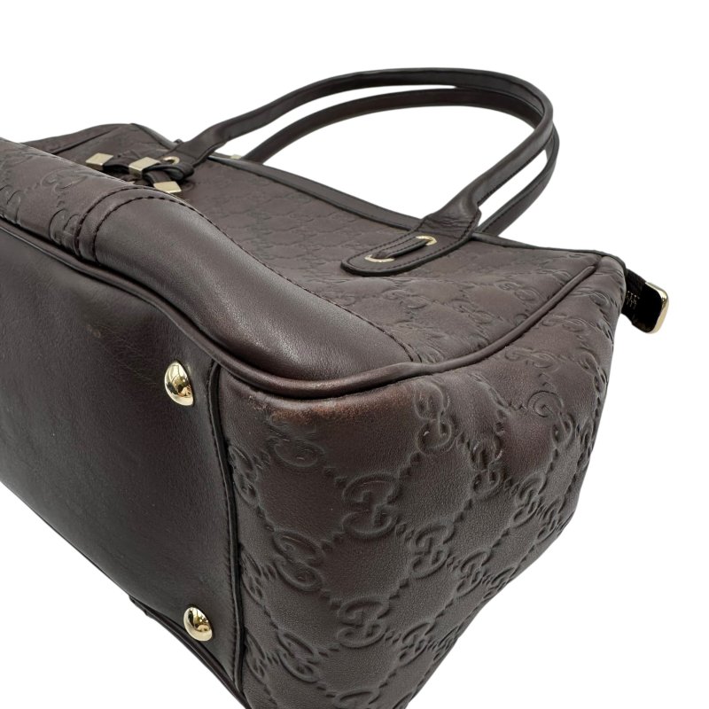 【美收精品】GUCCI 咖啡酒紅手提包 C-213【隔月月中將轉賣至日本 上架期限30天】-5