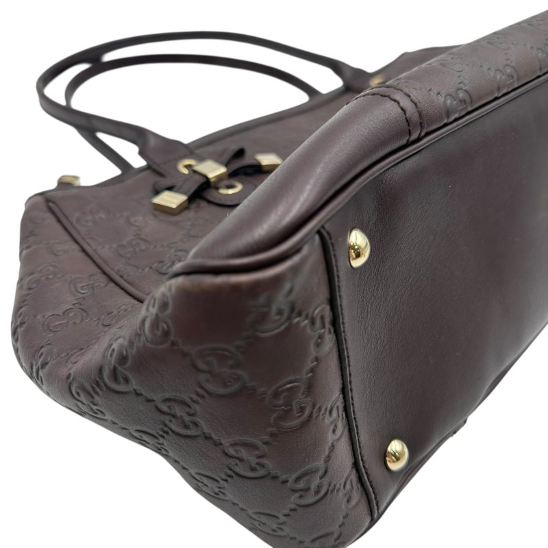 【美收精品】GUCCI 咖啡酒紅手提包 C-213【隔月月中將轉賣至日本 上架期限30天】-6