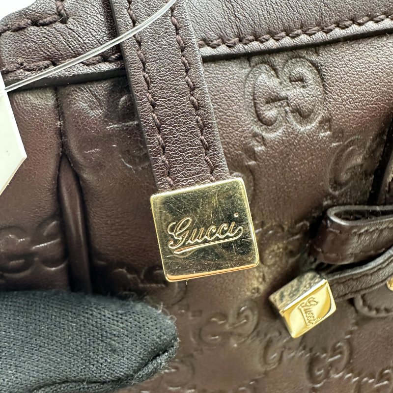 【美收精品】GUCCI 咖啡酒紅手提包 C-213【隔月月中將轉賣至日本 上架期限30天】-10