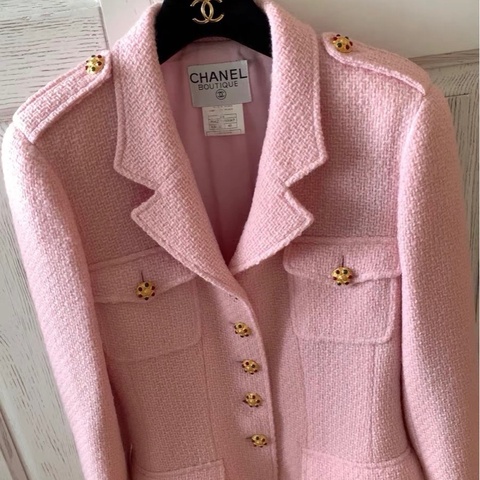Chanel中古琉璃扣外套40碼
