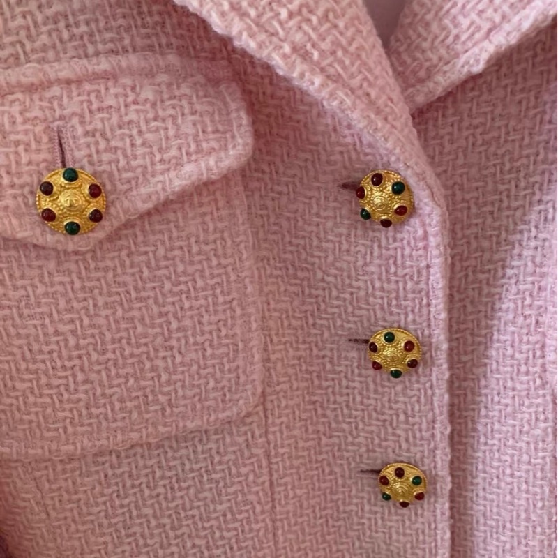 Chanel中古琉璃扣外套40碼-3