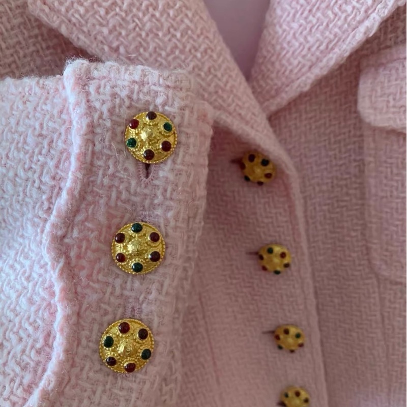 Chanel中古琉璃扣外套40碼-4
