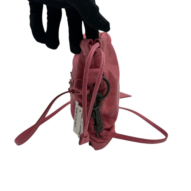 【美收精品】BALENCIAGA 粉色CITY肩背包 C-215【隔月月中將轉賣至日本 上架期限30天】-2