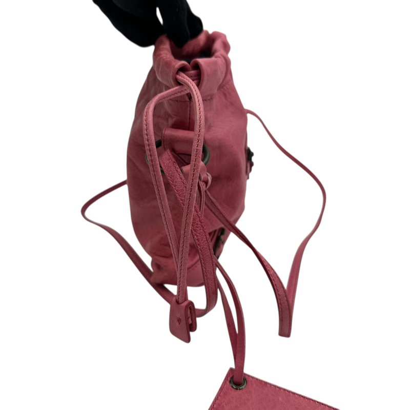 【美收精品】BALENCIAGA 粉色CITY肩背包 C-215【隔月月中將轉賣至日本 上架期限30天】-3