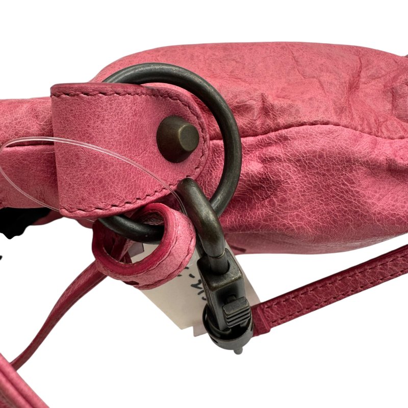 【美收精品】BALENCIAGA 粉色CITY肩背包 C-215【隔月月中將轉賣至日本 上架期限30天】-7