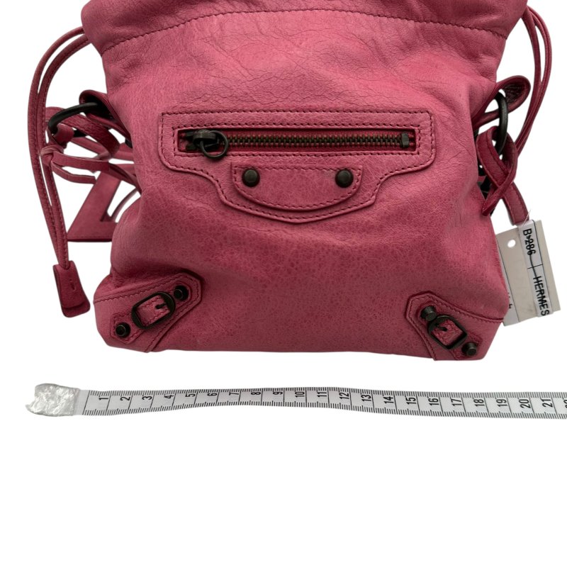 【美收精品】BALENCIAGA 粉色CITY肩背包 C-215【隔月月中將轉賣至日本 上架期限30天】-9