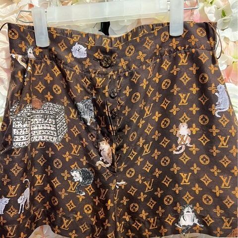 Lv真絲短褲34碼