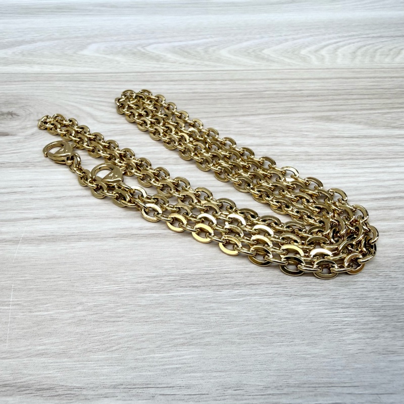 LV米色牛皮壓紋三合一鏈包M68697-14