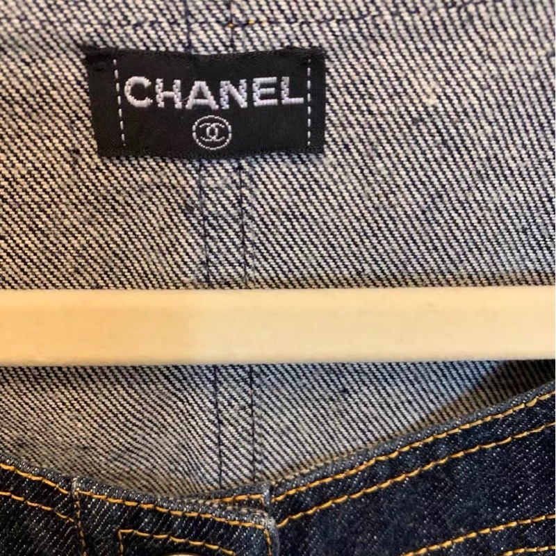 Chanel中古牛仔裙38碼-2