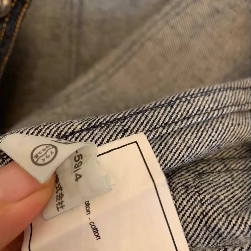 Chanel中古牛仔裙38碼-6