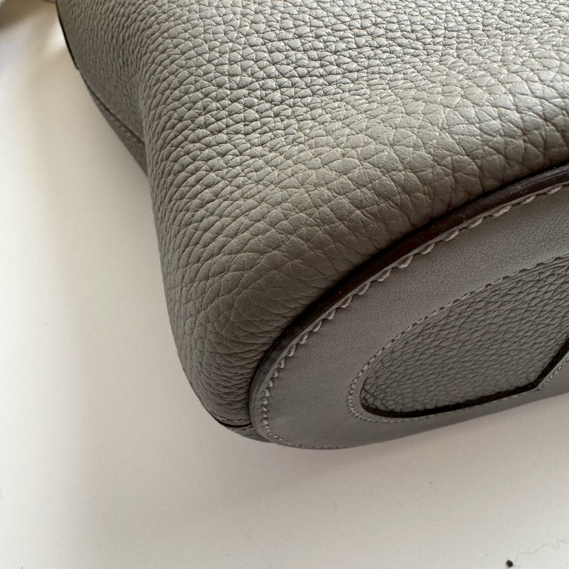 🎉超可愛《99新商品》Hermes IN THE LOOP積雨雲灰豬鼻 菜籃子-5