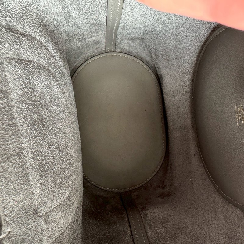 🎉超可愛《99新商品》Hermes IN THE LOOP積雨雲灰豬鼻 菜籃子-7