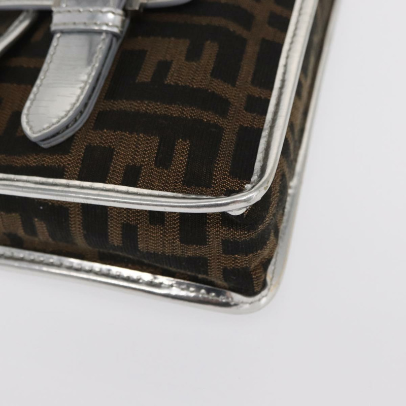 【日本直送】FENDI Zucca帆布單肩包 黑色 棕色 正品 169711-13
