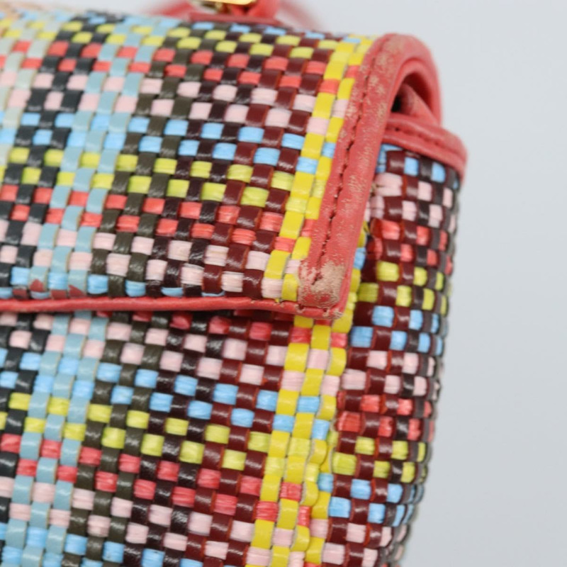 【日本直送】FENDI 鏈條迷你蜜蜂法國棍單肩包 皮革 多色 金色 正品 171168SAM-8