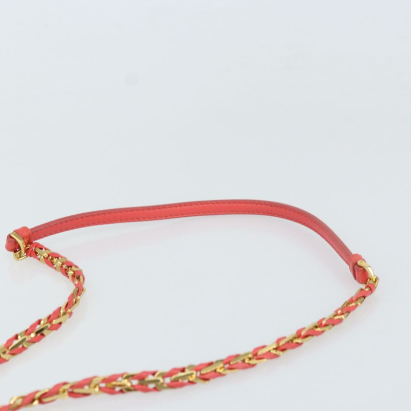 【日本直送】FENDI 鏈條迷你蜜蜂法國棍單肩包 皮革 多色 金色 正品 171168SAM-13