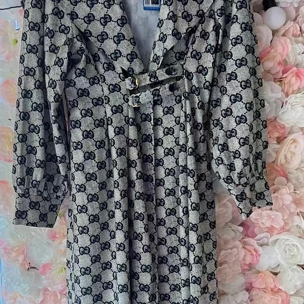 Gucci老花風衣.38碼-0