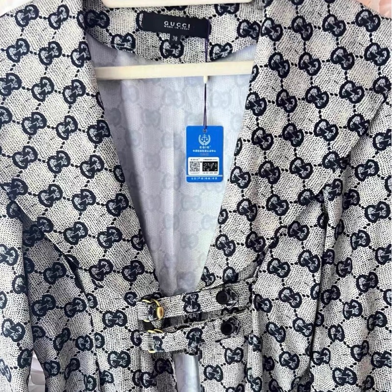 Gucci老花風衣.38碼-2