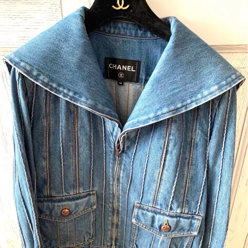 Chanel牛仔外套34碼-0