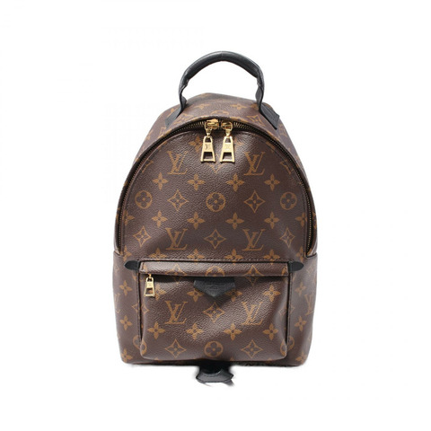 棕色 原花帆布 Palm Springs PM 後背包【LOUIS VUITTON LV 路易威登】 M41560