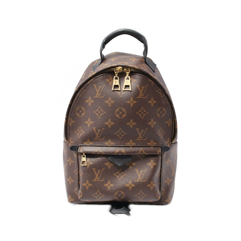 原棕花帆布 Palm Springs PM 背部【LOUIS VUITTON LV 路易威登】 M41560-0
