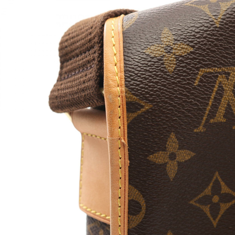 棕色 原花帆布 Bosphore PM Messenger 肩背包【LOUIS VUITTON LV 路易威登】 M40106-9