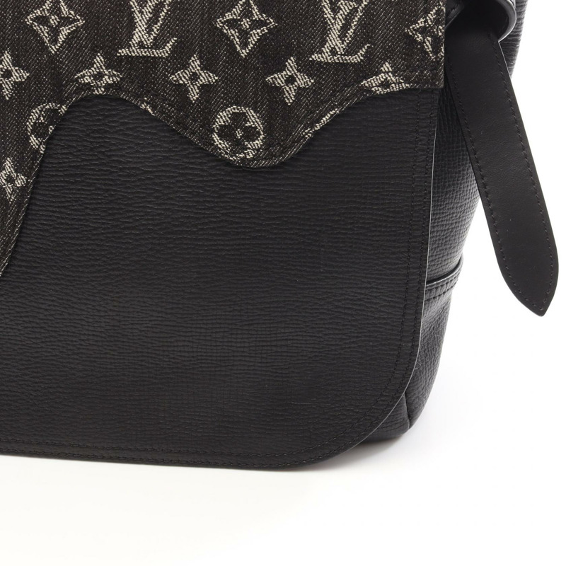 棕色 原花單寧布 Nigo Besace Tokyo Messenger 肩背包【LOUIS VUITTON LV 路易威登】 M45971-4