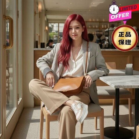 ⏰限時特賣價🌺Celine123632 Soft Triomphe Besace 亮面小羊皮包 柔和棕褐色