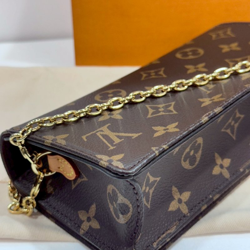 LV 斜背包/側背包/手提包/鍊包 晶片款 M82509 93成新-5