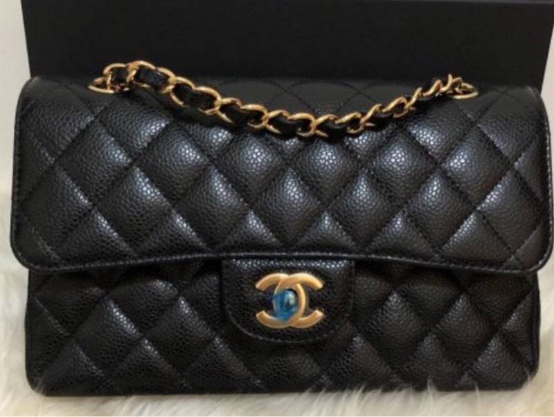 Chanel Classic Flap Bag CF 23香奈兒coco23 CHANEL CHIP BLACK MATELASSE23 香奈兒限量包全新未拆購於專櫃-0