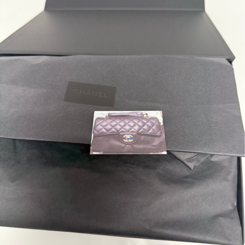 Chanel Classic Flap Bag CF 23香奈兒coco23 CHANEL CHIP BLACK MATELASSE23 香奈兒限量包全新未拆購於專櫃-2