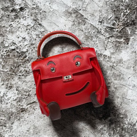 【極致天菜】HERMES KELLY DOLL  紅 台北限定款 全網唯一-0