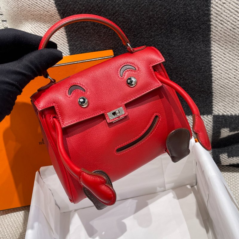 【極致天菜】HERMES KELLY DOLL  紅 台北限定款 全網唯一-3
