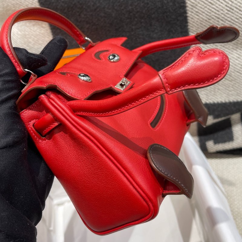 【極致天菜】HERMES KELLY DOLL  紅 台北限定款 全網唯一-4