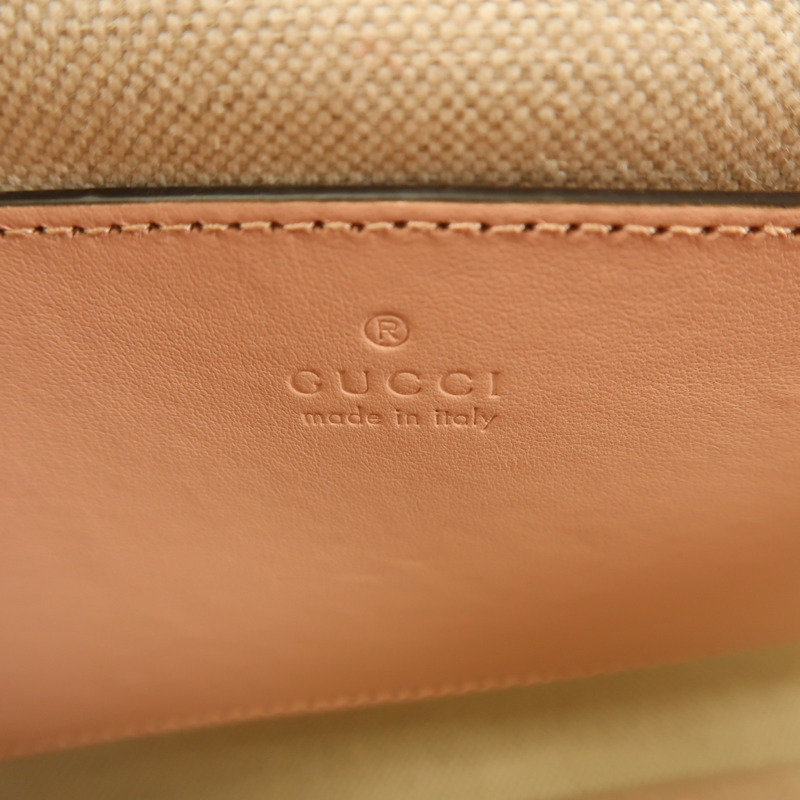 GUCCI 牛皮皮革GG Matelasse Small金扣肩背袋-6