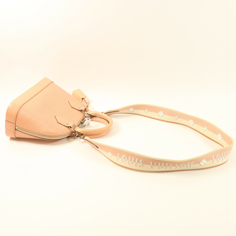 LOUIS VUITTON Epi Alma BB銀扣手挽肩背兩用袋-6