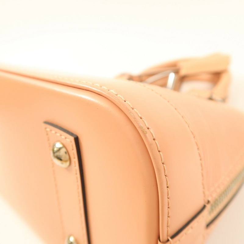 LOUIS VUITTON Epi Alma BB銀扣手挽肩背兩用袋-8