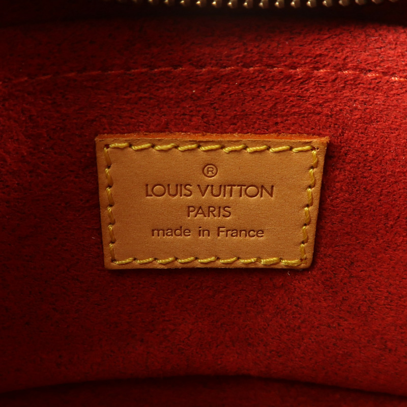 LOUIS VUITTON Monogram Pochette Croissant金扣肩背袋棕色-5