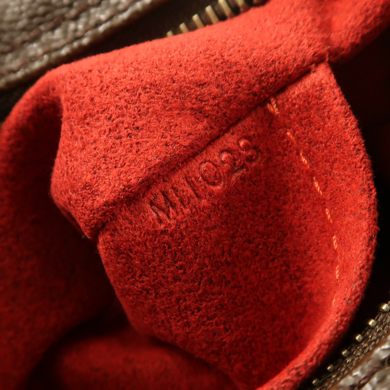 LOUIS VUITTON Monogram Pochette Croissant金扣肩背袋棕色-6