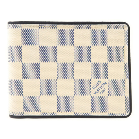 LOUIS VUITTON Damier Azur Bi-Fold Multiple Wallet錢包