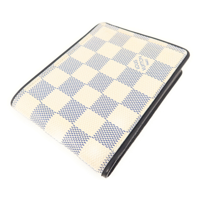 LOUIS VUITTON Damier Azur Bi-Fold Multiple Wallet錢包-2