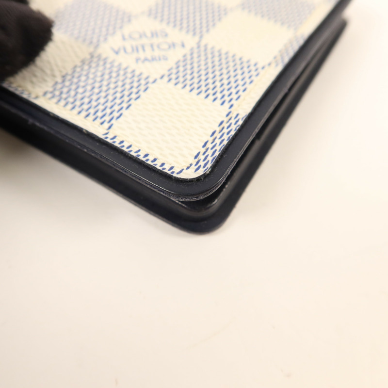 LOUIS VUITTON Damier Azur Bi-Fold Multiple Wallet錢包-8
