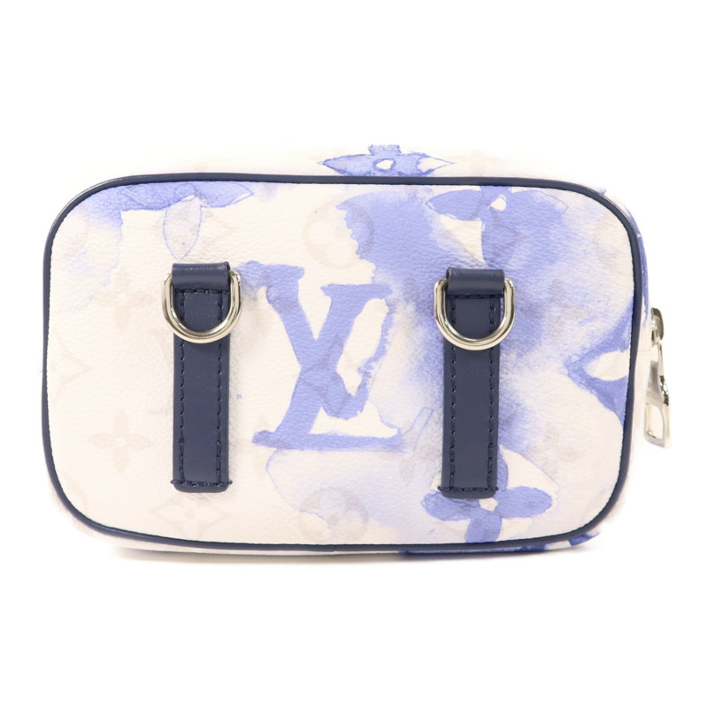 LOUIS VUITTON Monogram Watercolor Outdoor Pochette銀扣腰包/肩背袋-1