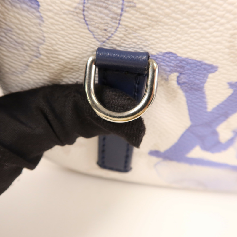 LOUIS VUITTON Monogram Watercolor Outdoor Pochette銀扣腰包/肩背袋-10