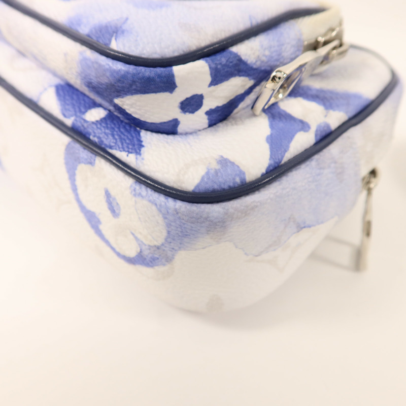 LOUIS VUITTON Monogram Watercolor Outdoor Pochette銀扣腰包/肩背袋-11