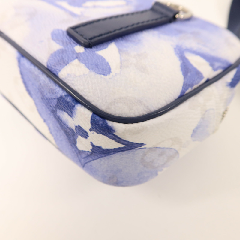 LOUIS VUITTON Monogram Watercolor Outdoor Pochette銀扣腰包/肩背袋-13