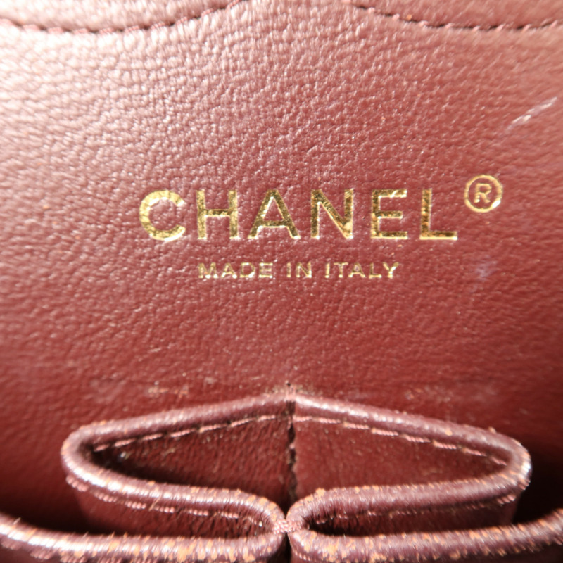 CHANEL 牛皮皮革Large Classic金扣鏈帶肩背袋-7